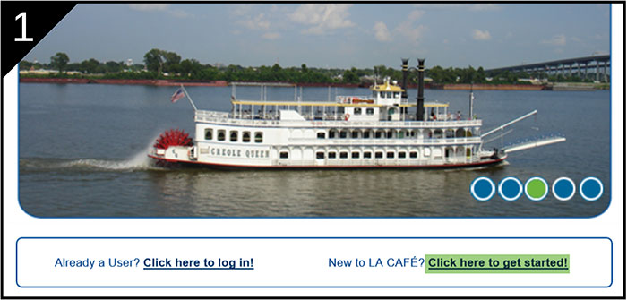 CAFE Pilot - Create a New Account - Step 1 CAFE Pilot - Create a New Account - Step 1